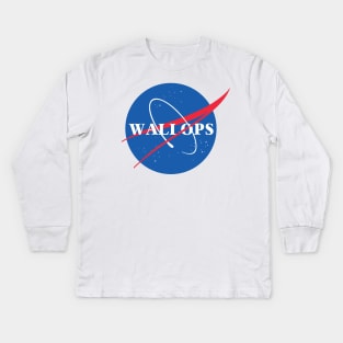 Wallops Flight Facility - NASA Meatball Kids Long Sleeve T-Shirt